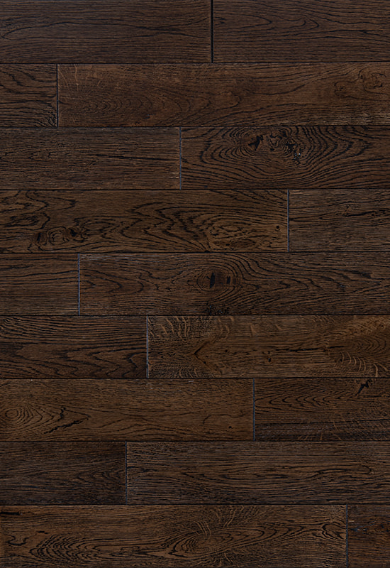 화이트 오크 90 짙은 브러시드 단단한 나무 바닥